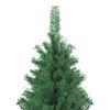 vidaXL Weihnachtsbaum mit dekorativen Lichterketten Gr&uuml;n 400 cm PVC