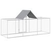 vidaXL H&uuml;hnerstall 3x1x1,5 m Verzinkter Stahl