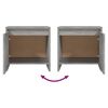 vidaXL Nachttisch Grau Sonoma 45x34x44,5 cm Holzwerkstoff