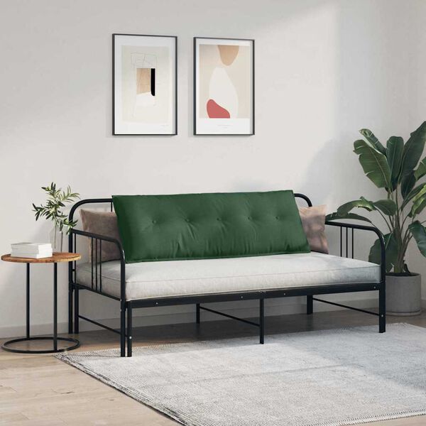 vidaXL R&uuml;ckenkissen Dschungelgr&uuml;n 140 x 50 cm Cordstoff