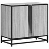vidaXL Waschbeckenunterschrank Grau Sonoma 65x33x60 cm Holzwerkstoff