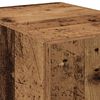 vidaXL Highboard 2 pcs Altholz 30 x 42,5 x 185 cm