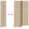 vidaXL Raumteiler Beige 146 x 200 cm Poly-Rattan