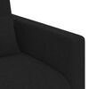 vidaXL Sofa 2 pcs Schwarz