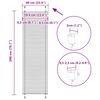 vidaXL Plissee Bordeauxrot 60x200 cm Stoffbreite 59,4 cm Polyester