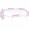 vidaXL Couchtisch Schwarz Eichen-Optik 60 x 60 x 30 cm