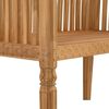 vidaXL Gartenbank Braun 127,5 x 52 x 80 cm Teak-Massivholz