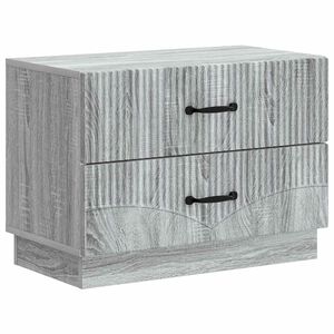 vidaXL Nachttisch Sonoma-Grau 62 x 34,5 x 44,5 cm Holzwerkstoff