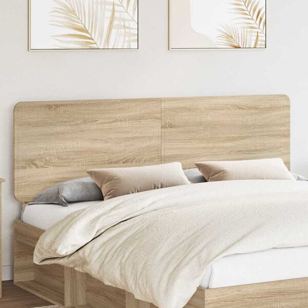 vidaXL Kopfteil mit Kopfteil Sonoma-Eiche 180 cm Holzwerkstoff