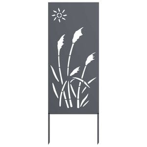 vidaXL Garten Sichtschutz-Leinwand Anthrazit 50 x 140 cm