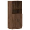 vidaXL K&uuml;chenschrank Braun Eichen-Optik 57x41,5x131,5 cm Holzwerkstoff