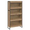 vidaXL B&uuml;cherregal 80 x 30 x 155 cm Holzwerkstoff Kunsthandwerk Eiche
