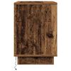 vidaXL Nachttisch 2 pcs Altholz 50 x 34,5 x 50 cm Holzwerkstoff