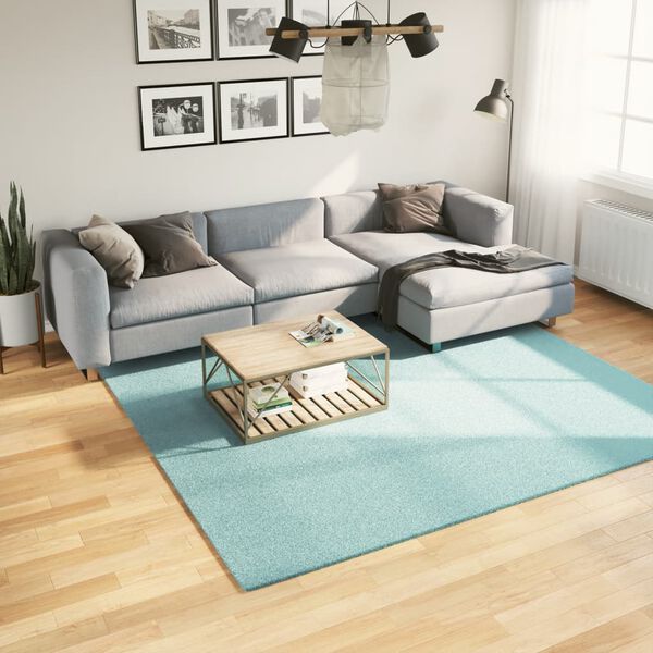 vidaXL Teppich OVIEDO Kurzflor Gr&uuml;n 240x240 cm