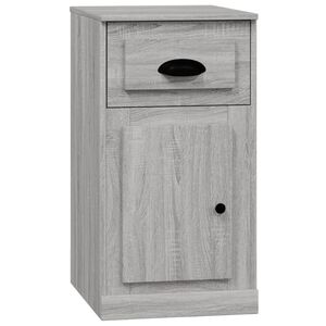 vidaXL Beistellschrank mit Schublade Grau Sonoma 40x50x75 cm