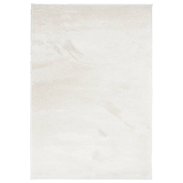 vidaXL Teppich OVIEDO Kurzflor Beige 160x230 cm