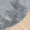vidaXL Teppich Shaggy Hochflor NAVARRA Hellgrau 300x200 cm Polyester