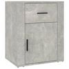 vidaXL Nachttisch Betongrau 50x36x60 cm Holzwerkstoff