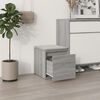 vidaXL Schubladenbox Grau Sonoma 40,5x40x40 cm Holzwerkstoff