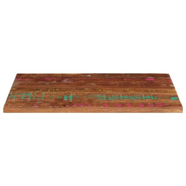 vidaXL Tischplatte 100x60x2,5 cm Rechteckig Altholz Massiv