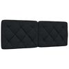 vidaXL Bettgestell ohne Matratze Schwarz 140x190 cm Stoff