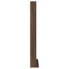 vidaXL CD-Regal Braun Eichen-Optik 102x23x177,5 cm Holzwerkstoff