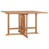 vidaXL Garten-Esstisch Klappbar 110x110x75 cm Massivholz Teak