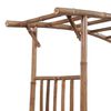 vidaXL Rosenbogen Bambus 145 x 40 x 187 cm