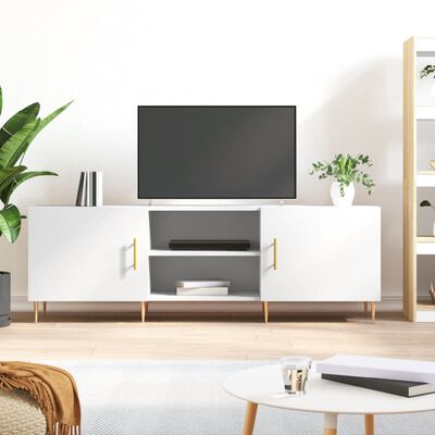 vidaXL TV-Schrank Weiß 150x30x50 cm Holzwerkstoff