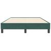 vidaXL Bettgestell ohne Matratze Dunkelgr&uuml;n 120x210 cm Samt