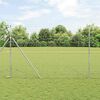 vidaXL Feldzaun Silber 25 x 1,6 m Verzinkter Stahl