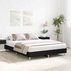 vidaXL Bettrahmen Schwarz Eichen-Optik 203 x 153 x 25 cm Holzwerkstoff