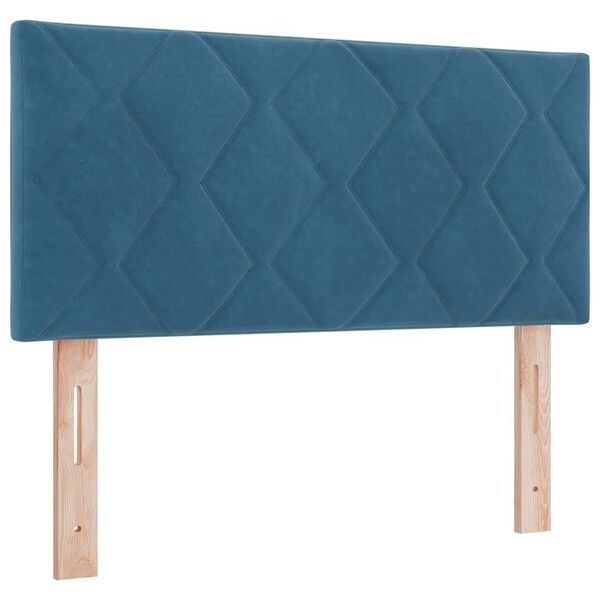 vidaXL Kopfteil Dunkelblau 100 cm Samt