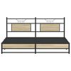 vidaXL Bettgestell ohne Matratze Sonoma-Eiche 160x200 cm Holzwerkstoff