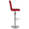 vidaXL Barhocker 2 Stk. Weinrot Stoff