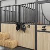 vidaXL Trensenhalter Wandmontage Schwarz Eisen