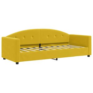 vidaXL Tagesbett Gelb 80x200 cm Samt