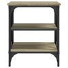 vidaXL Beistelltische 2 Stk. Sonoma-Eiche 40x42x50 cm Holzwerkstoff