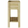 vidaXL Hoher Pflanzer mit Regal Braun 85,5 x 46,5 x 96 cm