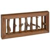 vidaXL Kleiderb&uuml;gel Braun 50 x 11 x 25 cm Massives Mahagoni Holz