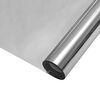 vidaXL Statische Reflektierende Solarfensterfolie Silber 45 x 2000 cm