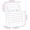 vidaXL Gartenhocker 62x31,5x52 cm Massivholz Douglasie