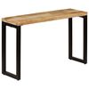 vidaXL Konsolentisch 120x35x76 cm Stahl und Massivholz Mango