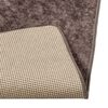 vidaXL Teppichl&auml;ufer MARSA Grau 100 x 100 cm Polyester und PVC