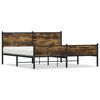 vidaXL Metallbett ohne Matratze R&auml;uchereiche 160x200 cm