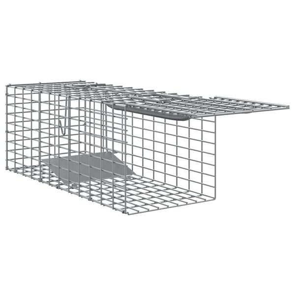 vidaXL Tierfalle Anthrazit 31 x 13 x 12cm Stahl