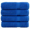 vidaXL Premium Handt&uuml;cher SOLUND 4 Stk. Blau 50x100 cm 600 g/m&sup2;