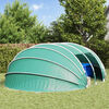 vidaXL Poolzelt Kuppel Blau 640 x 432 x 205 cm