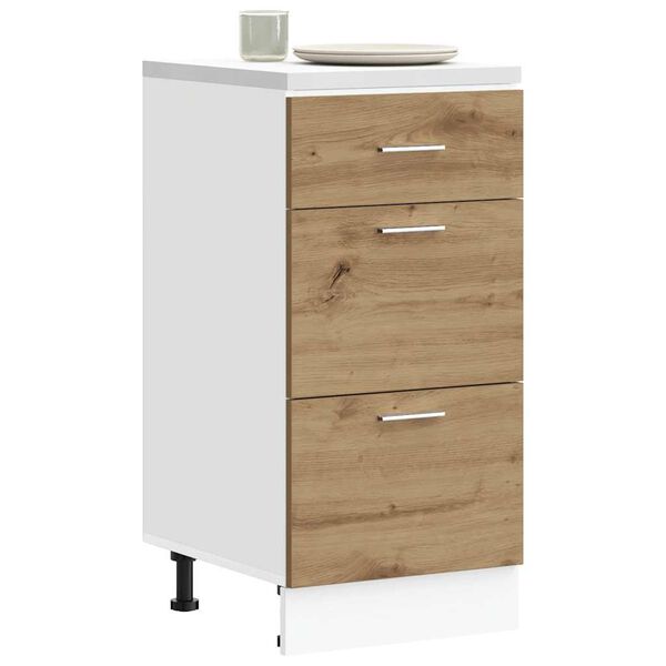 vidaXL Unterschrank Lyon Artisan-Eiche 40x46x81,5 cm Holzwerkstoff