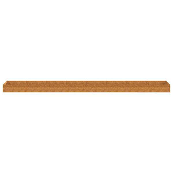 vidaXL Hochbeet 770x100x36 cm Cortenstahl